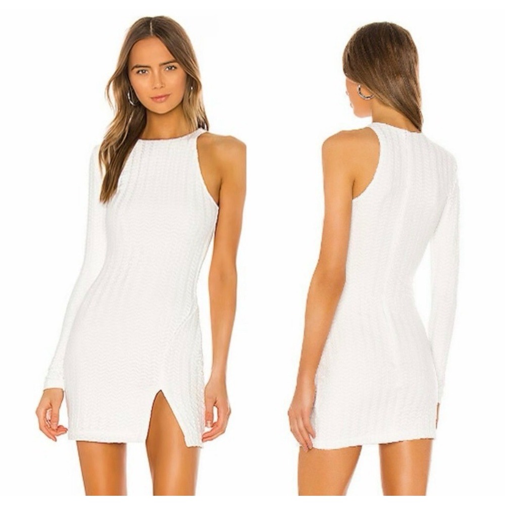 NEW WITH TAG! Michael Costello x REVOLVE Olita Mini Dress - White